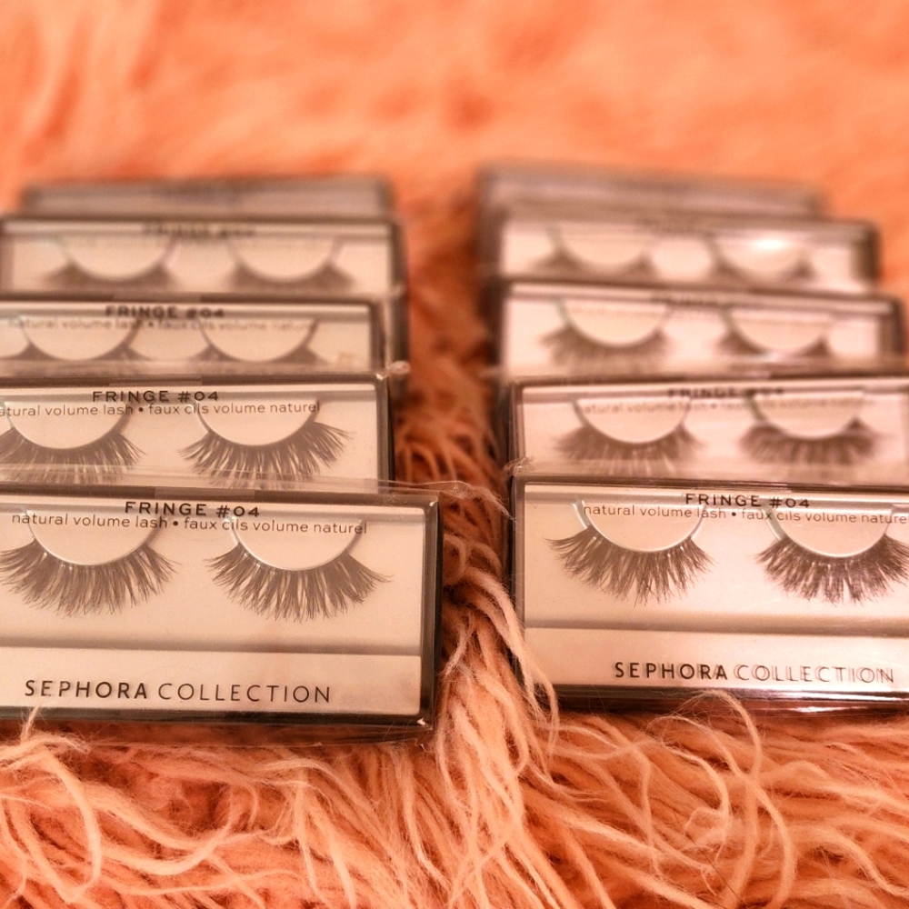 15 pairs: Sephora collection fringe #04 fake eyelashes
